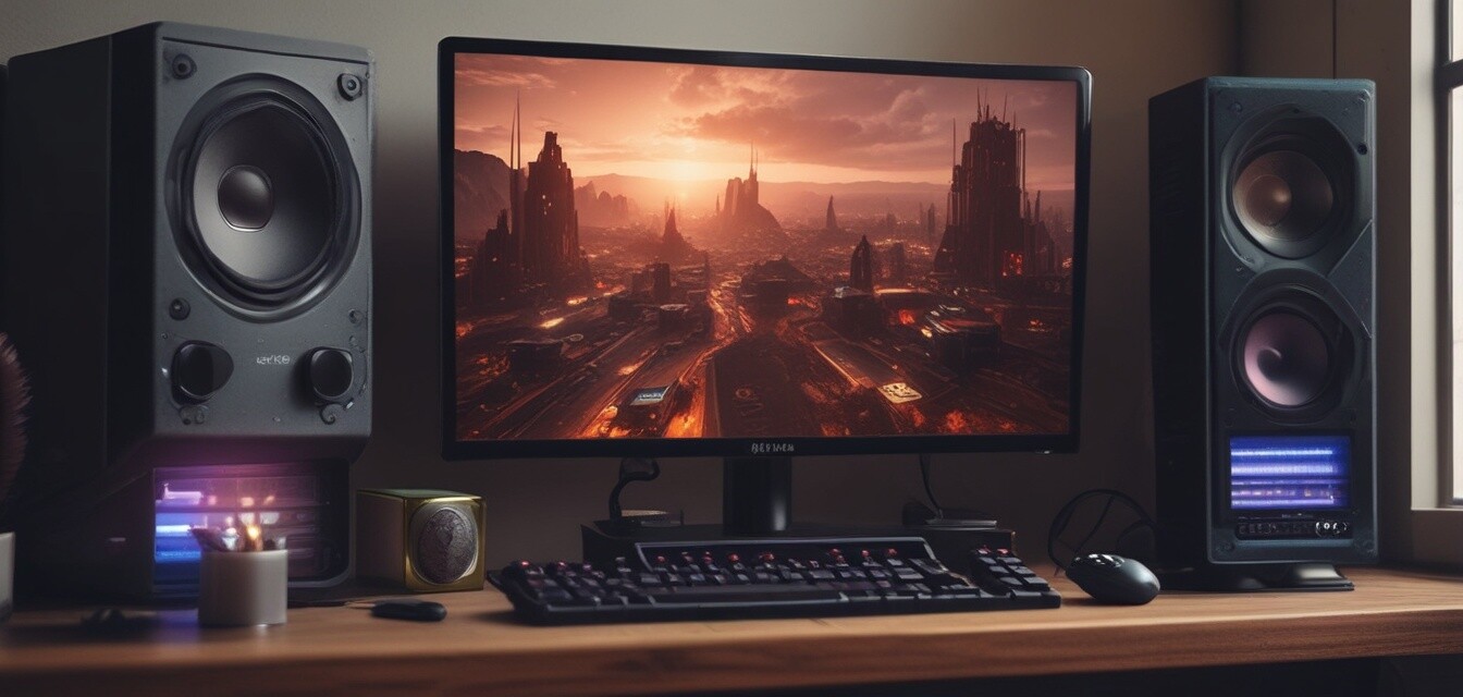 Organized gaming setup