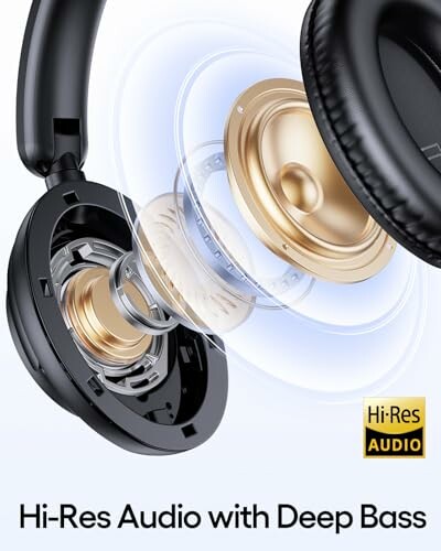 Headphones with Hi-Res Audio and Deep Bass