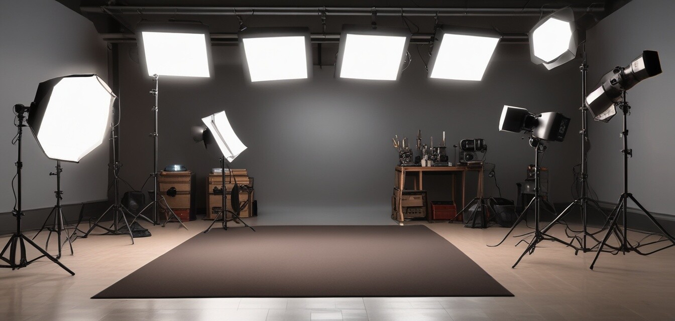 Photography lighting setup